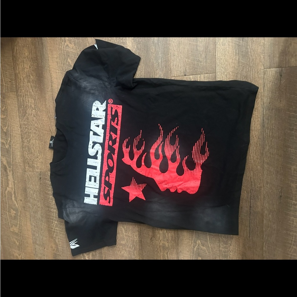 Hellstar Men's Black Graphic Tee
